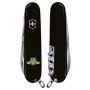 Складаний ніж Victorinox HUNTSMAN UKRAINE Герб України зі стрічкою 1.3713.3_T1010u