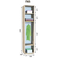 Пенал П65 гардеробна Престо Дом