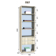 Пенал П97 гардеробна Престо Дом