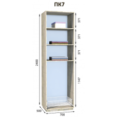 Пенал ПК7 гардеробна Престо Дом
