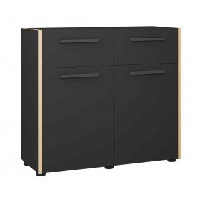 Комод Modus 2д2ш 859х950х370 Basalt /Artisan Oak