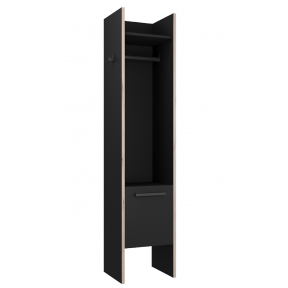 Гардероб Modus Single 1ш 1893х420х370 Basalt /Artisan Oak