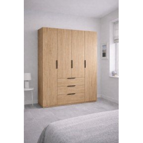 Шафа Версаль 4Д 3Ш дуб сонома