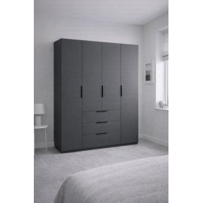 Шафа Версаль 4Д 3Ш графіт