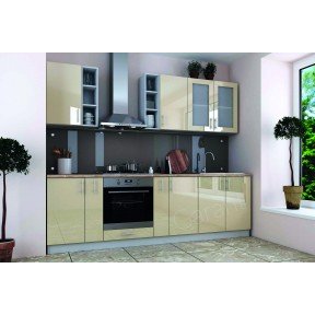 Кухня Брайт бежевий 2,6м Гарант