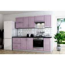 Кухня Брайт Премьер пастельно фиолетовый 2,4м Гарант