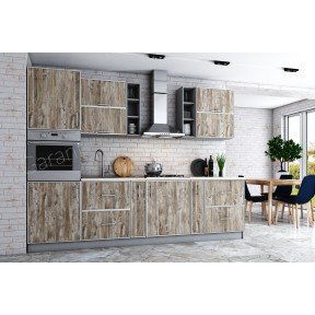 Кухня Вінтаж дуб клондайк 2,8м Гарант