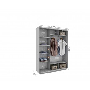 Шафа-купе 1700*450(600)*2200(2400) Гарант