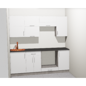 Кухня біла 2,0м