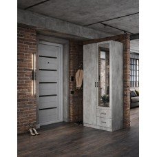 Шафа 2Д2Ш + дзеркало М-Стиль 900мм