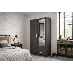 Шафа 2Д2Ш + дзеркало М-Стиль 1000мм