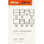 Кухня Olivia (Олівія) 2,6м