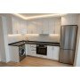 Кухня кутова біла 1,2 м * 2,4 м
