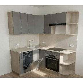 Кухня фасад ЛДСП кутова 1,5 м*1,8 м 