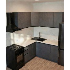 Кухня кутова ЛДСП 1,5 м * 1,8 м бетон темний