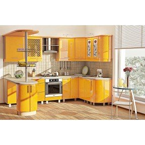 Кухня Хай-тек глянець перламутр Комфорт Меблі