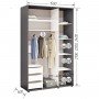 Шафа-купе Комфорт Мебелі Стандарт 1500*2100(2400)*450(600) 2Д