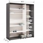 Шафа-купе Комфорт Мебелі Стандарт 1800*2100(2400)*450(600) 2Д