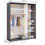 Шафа-купе Комфорт Мебелі Стандарт 1800*2100(2400)*450(600) 3Д