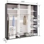 Шафа-купе Комфорт Мебелі Стандарт 2500*2100(2400)*600 3Д