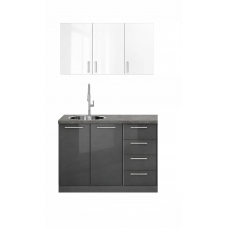 Кухня Фарбований високий глянець комплект 1,2м Комфорт меблі