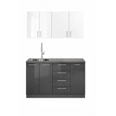 Кухня Фарбований високий глянець комплект 1,3м Комфорт меблі