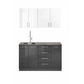 Кухня Фарбований високий глянець комплект 1,3м Комфорт меблі