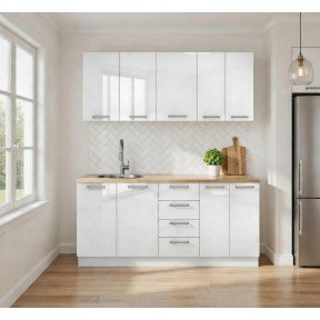 Кухня Фарбований високий глянець комплект 1,8м Комфорт меблі