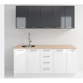 Кухня Фарбований високий глянець комплект 1,7м Комфорт меблі