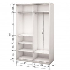 Шафа-купе 2.42.242.60-2 1800 Roko