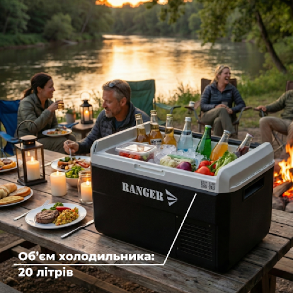 Автохолодильник компресорний Ranger Ice Cool 30 літрів RA8874