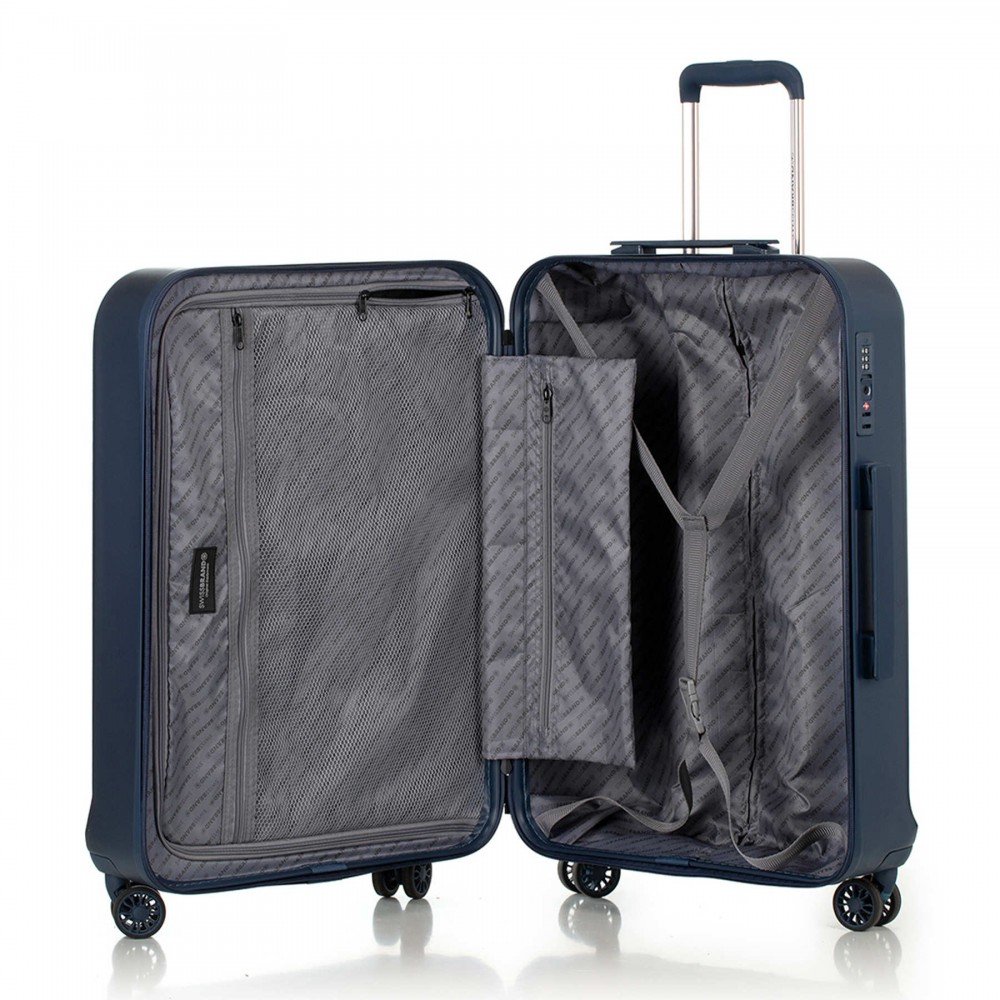 Валіза на колесах Swissbrand London (S) Navy (SWB_LHLON603S)