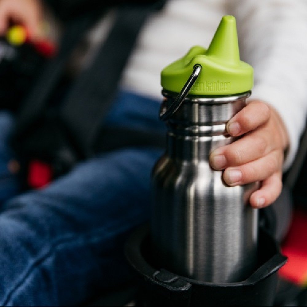 Пляшка для води Kid Kanteen Classic Sippy Cap 355 мл Brushed Stainless