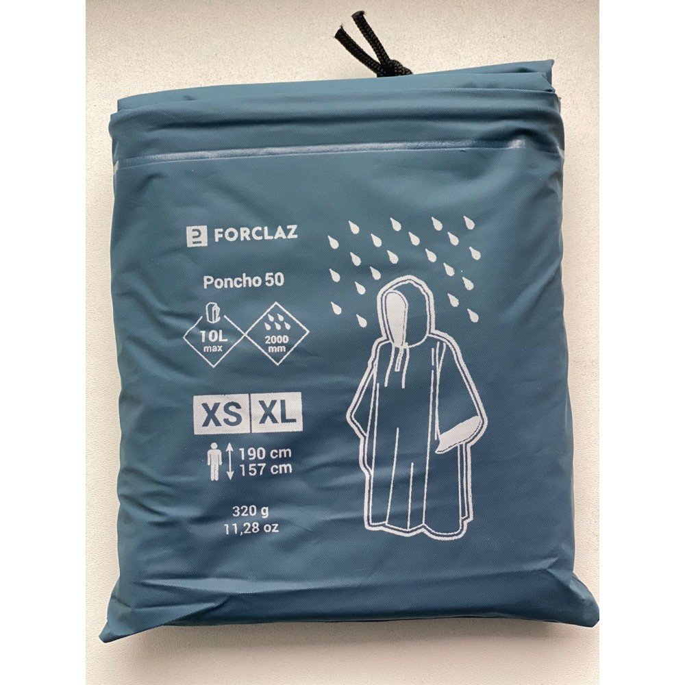 Дощовик-пончо Forclaz Poncho 50 max 10l