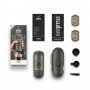 Еспресо-кавоварка портативна Wacaco Nanopresso темно-сіра з чохлом