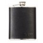 Фляга ZIPPO сталева 180 мл чорна шкіра
