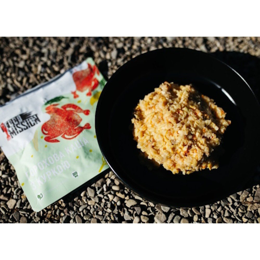 Горохова каша з курячим філе Food Mission