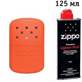 Грілка каталітична для рук Zippo Hand Warmer 40378 помаранчева та паливо 3141R