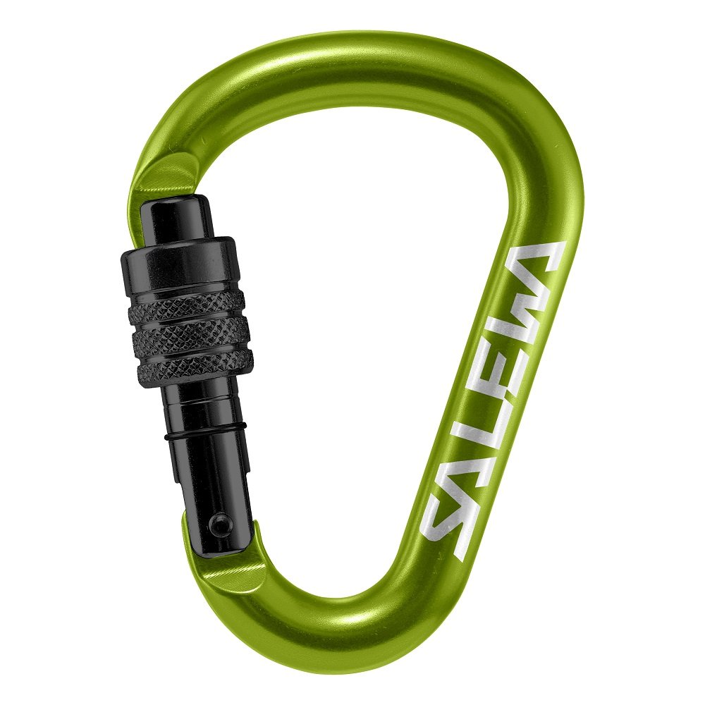 Карабін Salewa HMS Screw G2 Medium Black Green