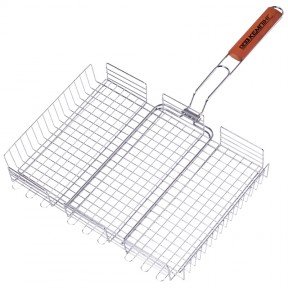 Грати-гриль КЕМПІНГ BQ-61 (42х34см), хромована сталь