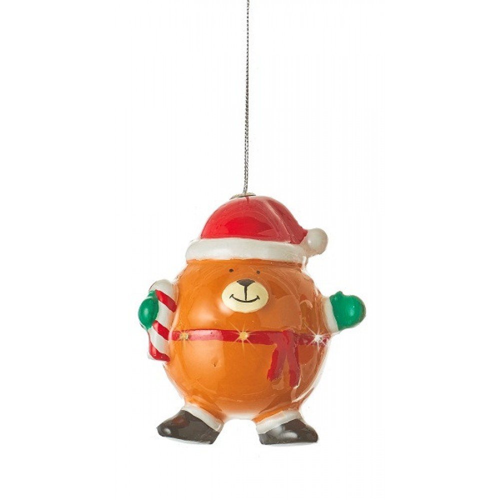 Прикраса декоративна Куля LED, 11 см, Ведмедик, House of Seasons