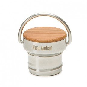 Сталева кришка з бамбуком Klean Kanteen Stainless Unibody Bamboo Cap