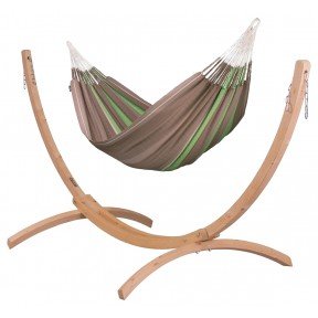Гамак зі стійкою La Siesta FLH186CNS201 FLH186CNS201 chocolate