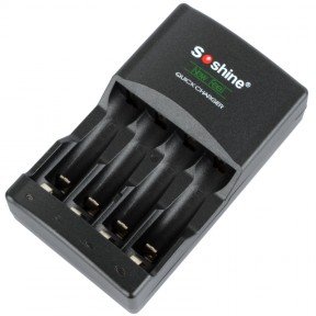 Зарядний пристрій, швидкий Soshine SC-U1 (2000mAh, 1-4 AA/AAA)