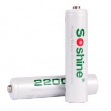 Акумулятор нікель-металогідридний Ni-MH RTU AA (R6) Soshine 1.2V (2200mAh), 4шт. блістер