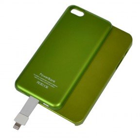 Зовнішній зарядний пристрій Power Bank DOCA T5 для iPhone 5/5s (2800mAh), зелений