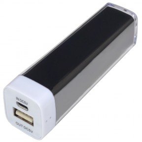 Зовнішній зарядний пристрій Power Bank DOCA D-Lipstick HT-2600 (2600mAh), чорний