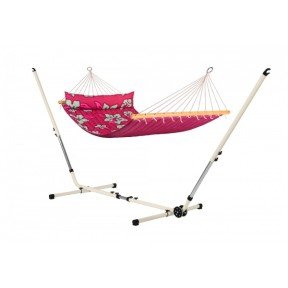 Гамак зі стійкою La Siesta HQR1124MES121 HQR1124MES121 hibiscus