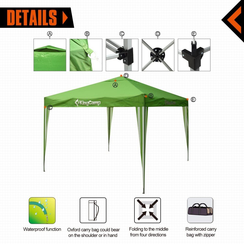Тент-намет KingCamp Gazebo (KT3050) Green