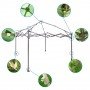 Тент-намет KingCamp GAZEBO M(KT3051) GREEN